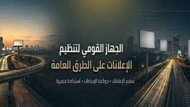 الجهاز القومي لتنظيم الإعلانات على الطرق العام