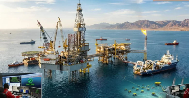  جابكو   ، حفر بئر استكشافية  ،شركة بترول خليج السويس  ، خليج السويس