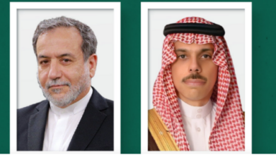 وزير الخارجية السعودي ،  الإيراني  ،  مفاوضات السلام ، نظيره الإيراني، عباس عراقجي